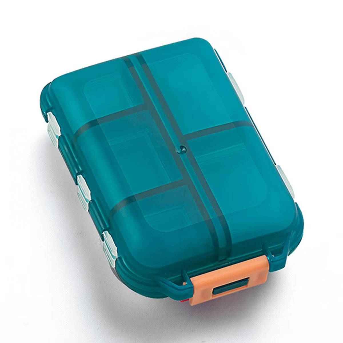 10 Compartment Travel Pill Organizer Portable Storage Box