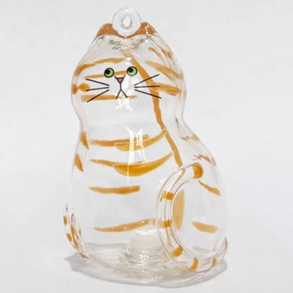 Small Cat Fur Storage Pendant Ornament Container