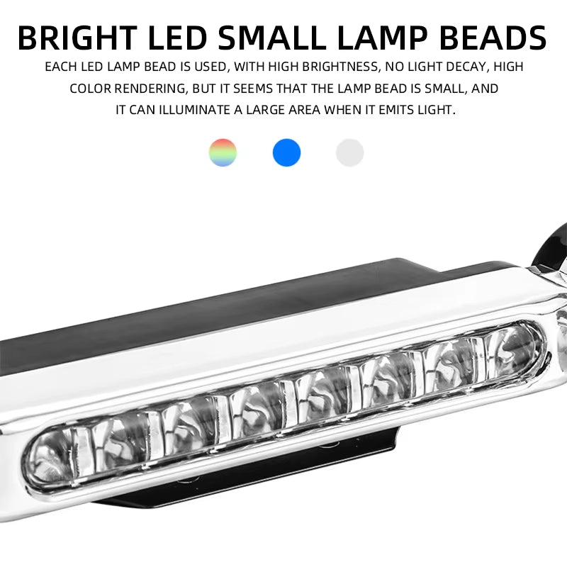 Wind Powered Car LED Daytime Running Light Auxiliary
