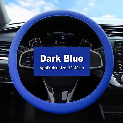 Car Silicone Steering Wheel Cover Sweat-Absorbing Non-Slip