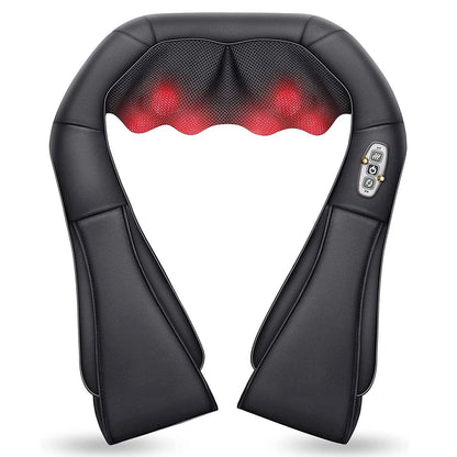 Shiatsu Neck & Shoulder Massager with Heat – 4D Deep Kneading