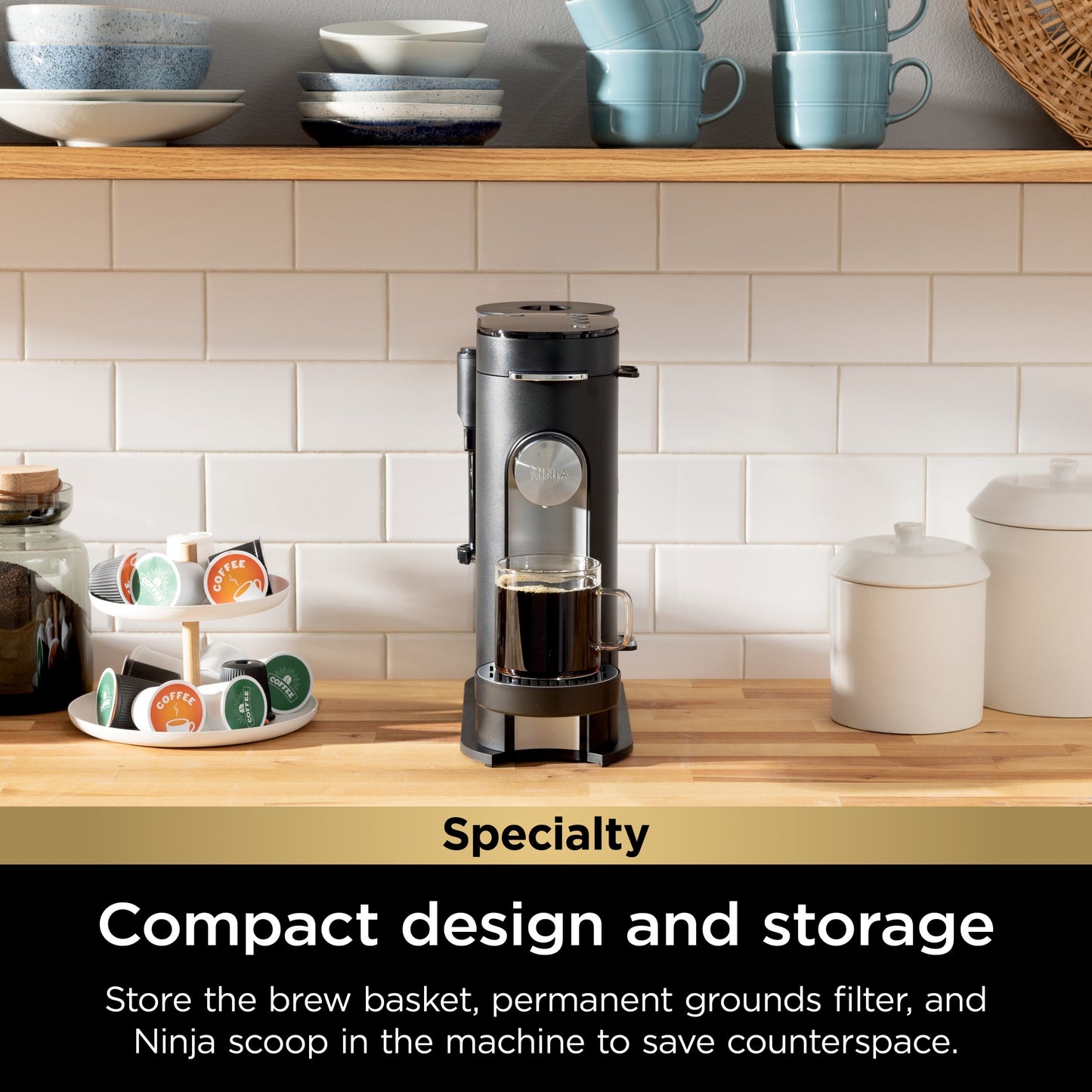 Pods & Grounds Specialty Single-Serve Coffee Maker