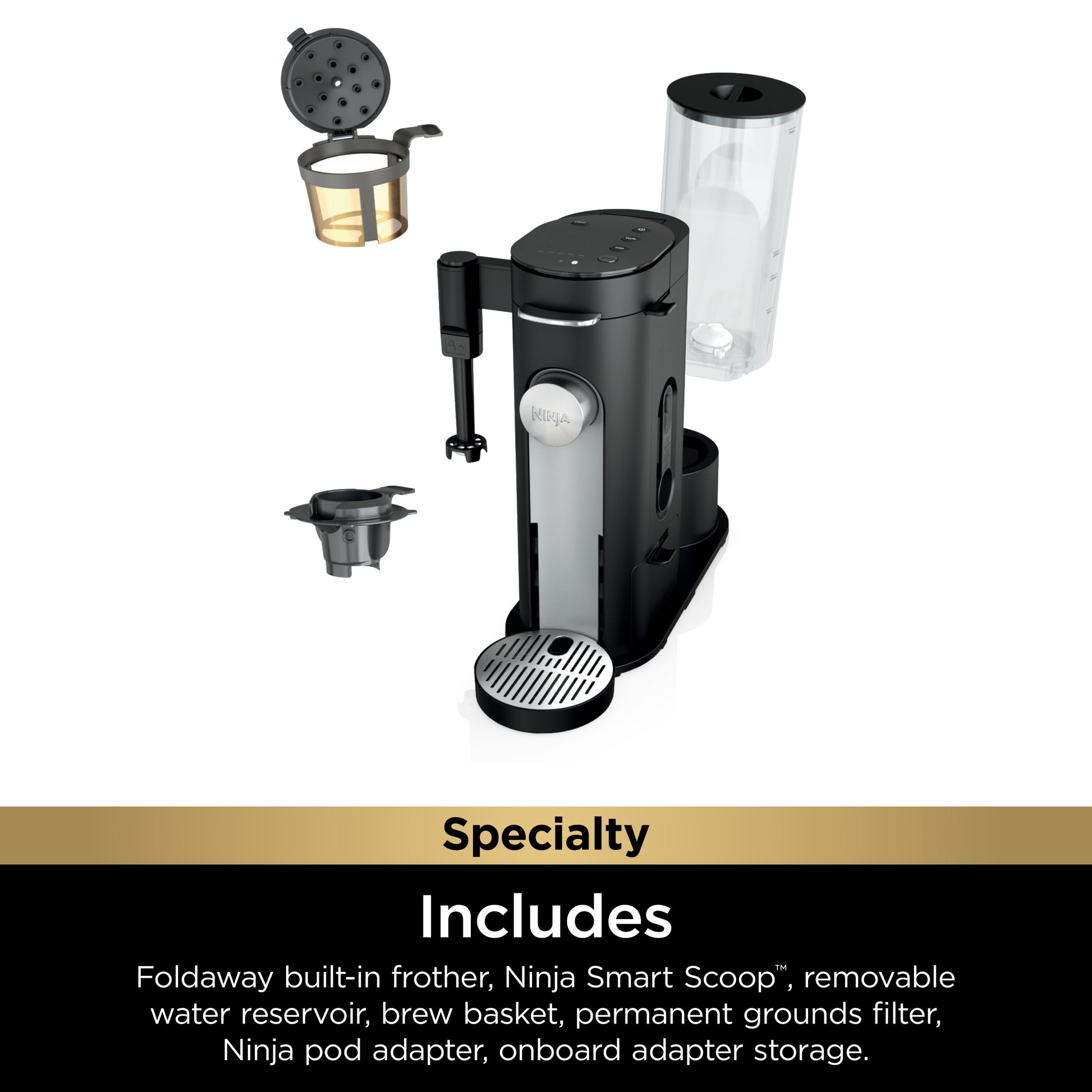 Pods & Grounds Specialty Single-Serve Coffee Maker