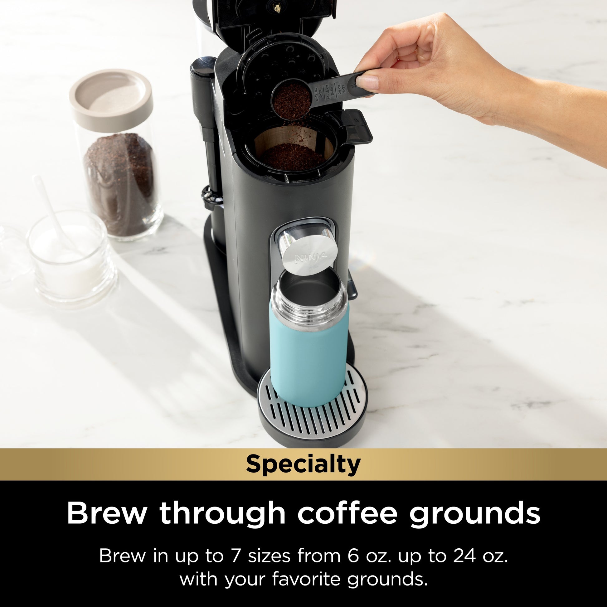 Pods & Grounds Specialty Single-Serve Coffee Maker