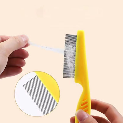 Pet Hair Shedding Comb Stainless Steel Flea Comb
