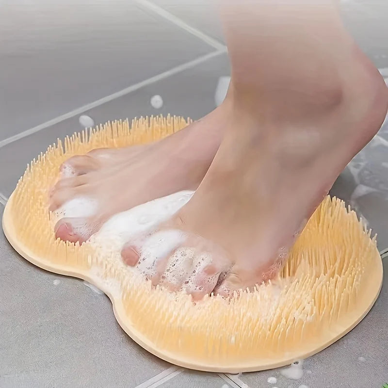 Exfoliating Foot Brush Shower Mat Silicone Massage