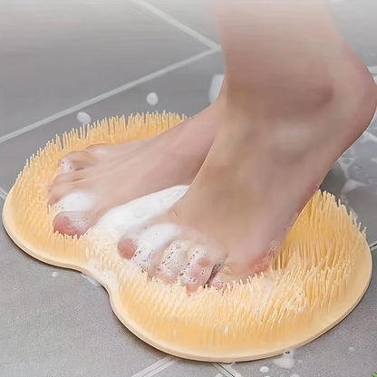 Exfoliating Foot Brush Shower Mat Silicone Massage