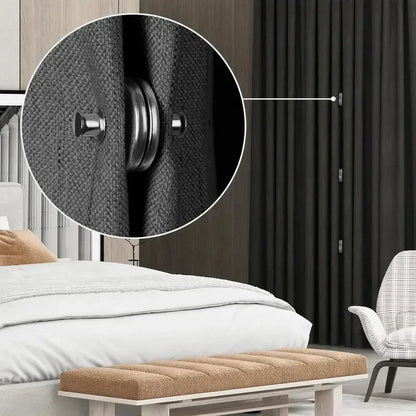 Curtain Magnetic Button Nail-Free Window Fastener