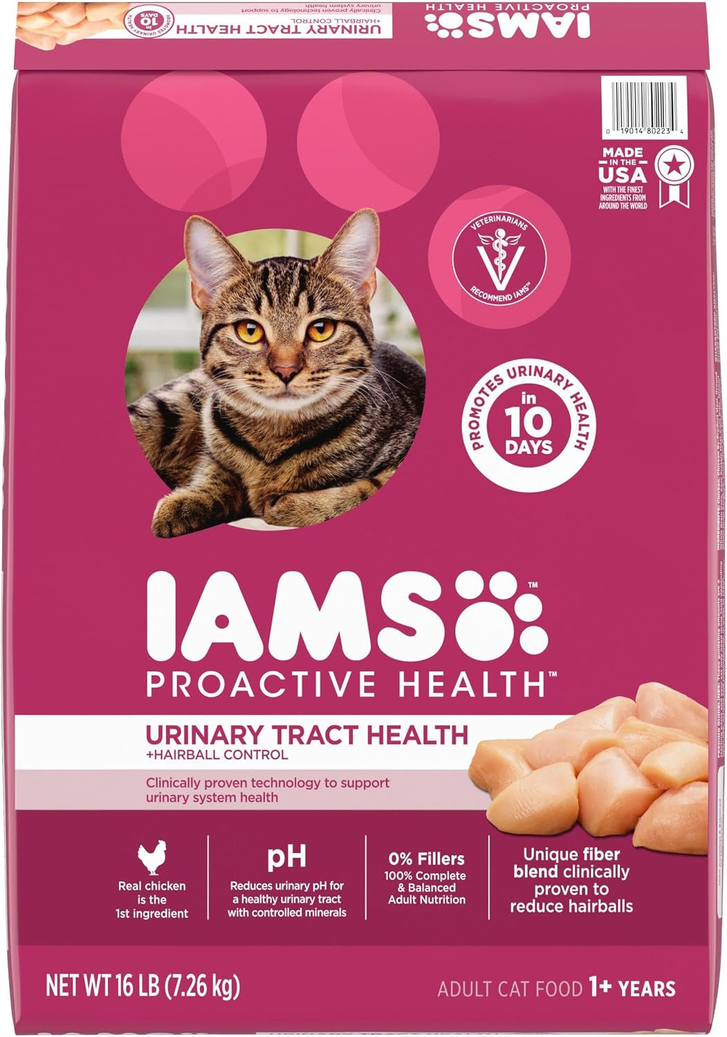 Urinary Tract Health Dry Cat Food – Adult Chicken Recipe 16Lb