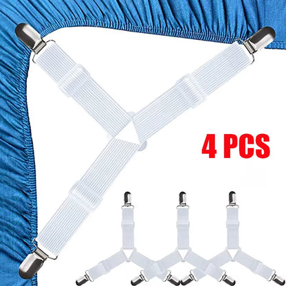 Adjustable Bed Sheet and Quilt Holder Set