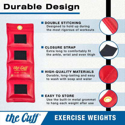 Adjustable Ankle & Wrist Weights – Yoga, Dance & Cardio Training