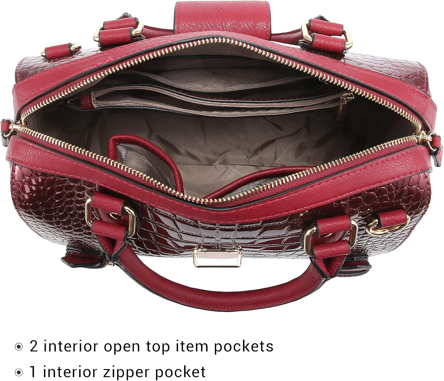 Vegan Leather Barrel Handbag – Top-Handle Satchel Work Tote