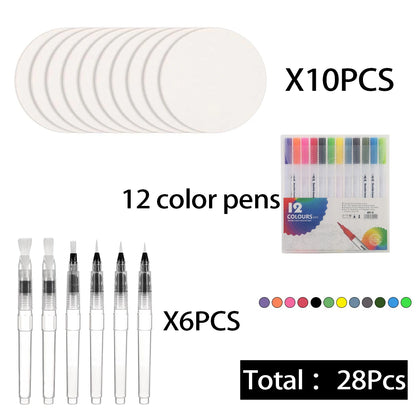 3D Drawing Magic Canvas Sponge Kids DIY Paint Set