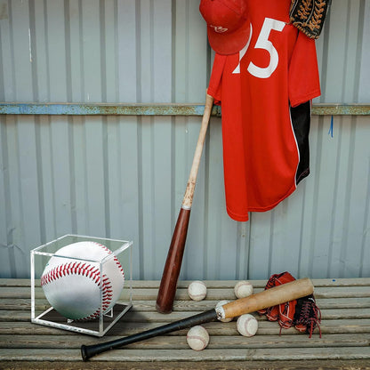 Uv-Protected Acrylic Baseball Display Case – 6-Pack Memorabilia Cube