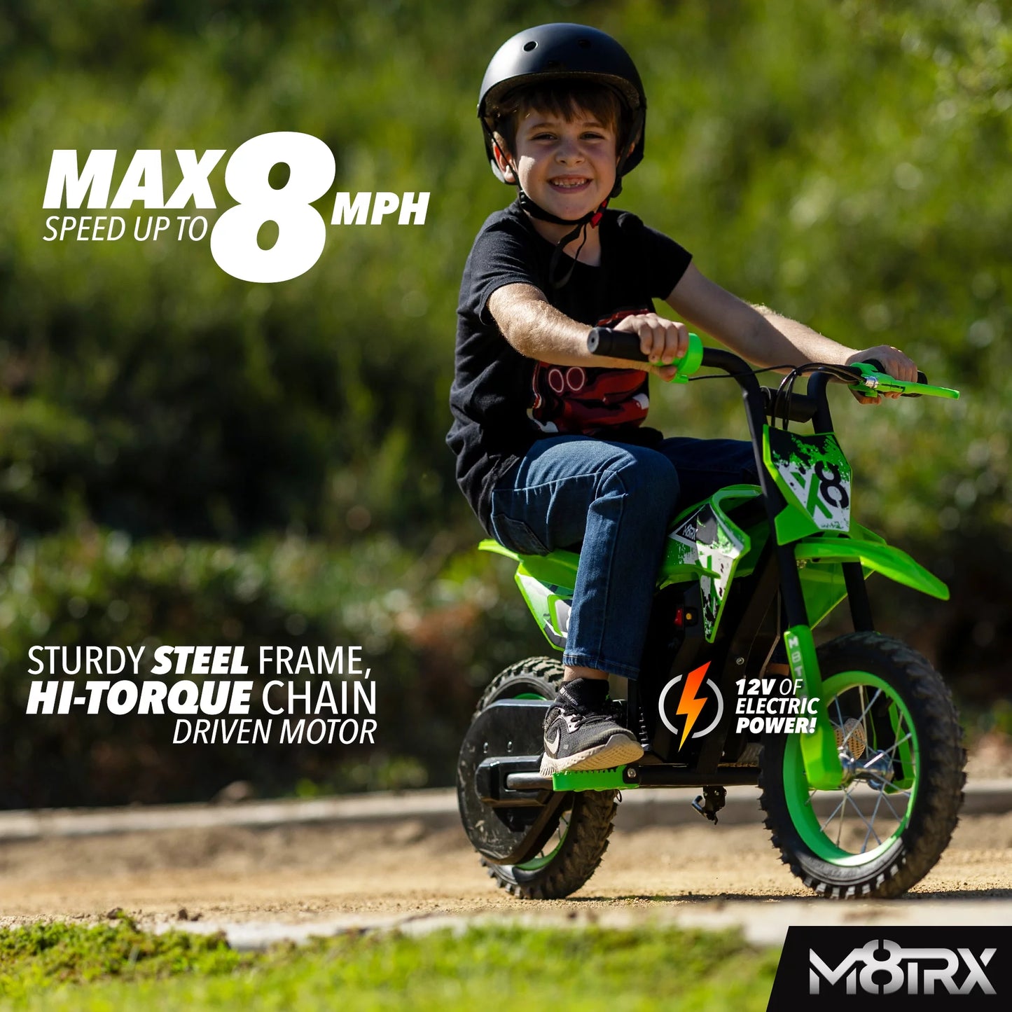 12V Electric Kids Dirt Bike – Battery-Powered Ride-On Motorcycle