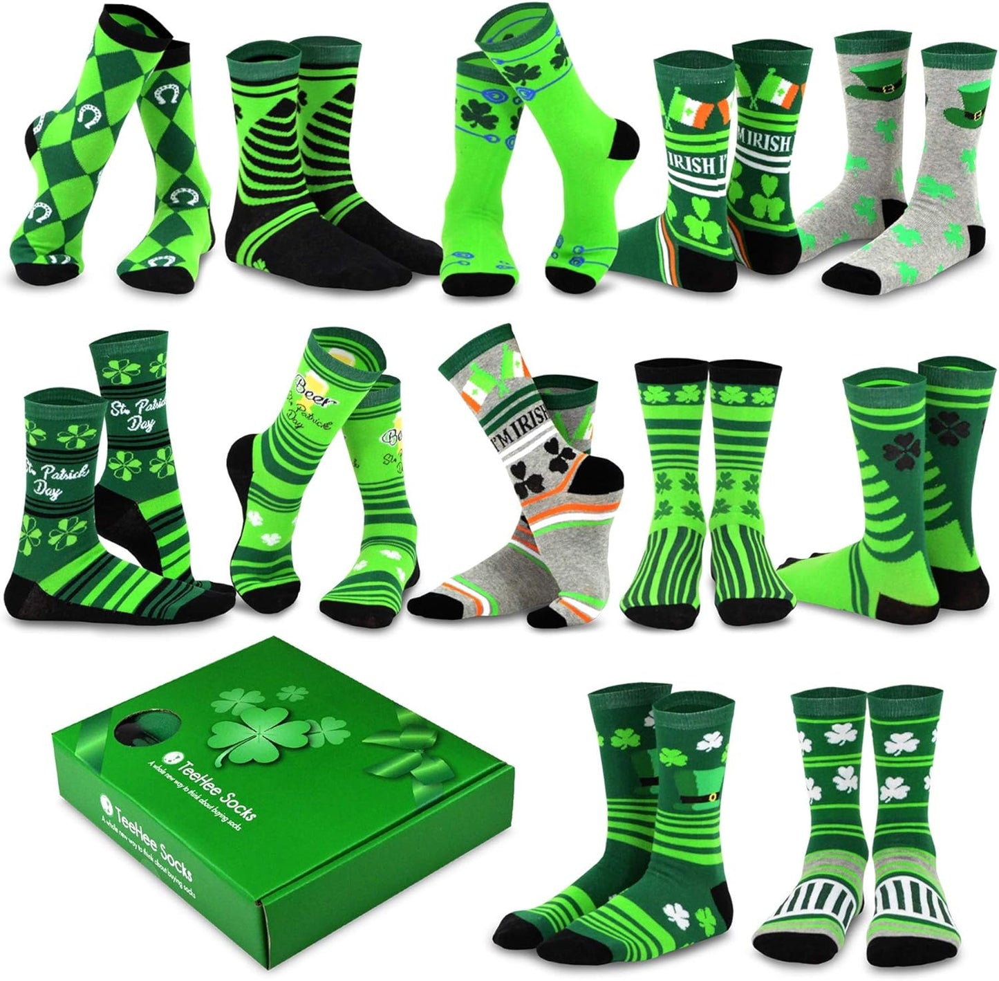 Seasonal Holiday Multi-Pair Socks Gift Box Set