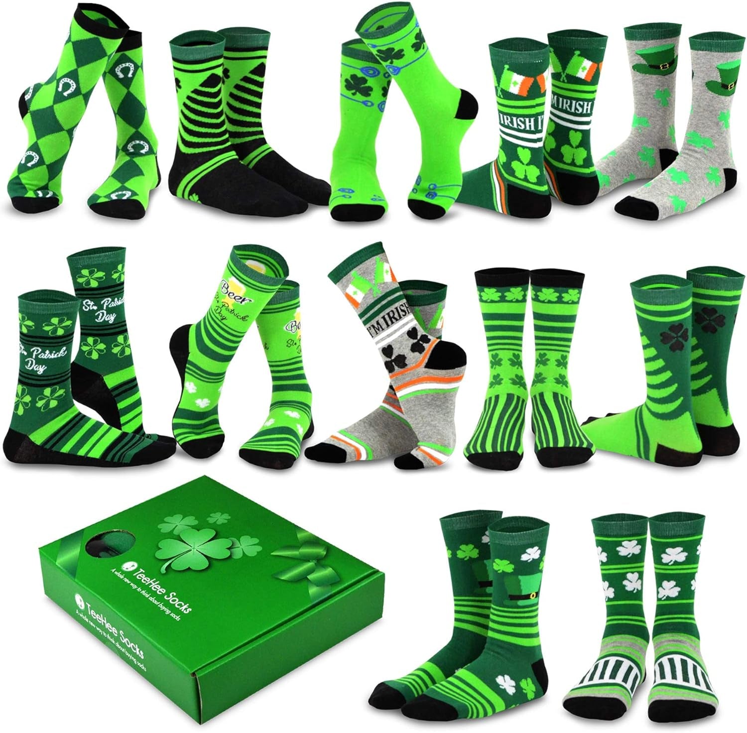 Seasonal Holiday Multi-Pair Socks Gift Box Set