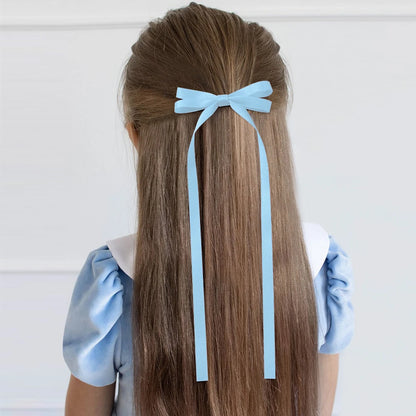 Cute Ribbon Bow Headband Long Tassel Hair Clip