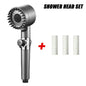 High-Pressure Shower Head 3-Mode Adjustable Spray