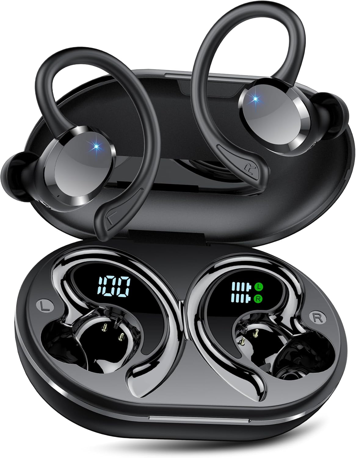 Bluetooth 5.4 Wireless Earbuds Hifi Stereo IP7 Waterproof