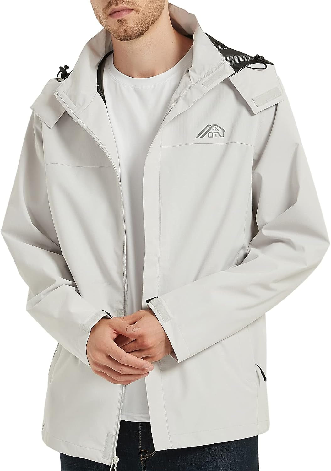 Lightweight Waterproof Hooded Rain Jacket – Packable Shell Coat