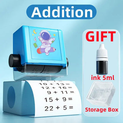 2-In-1 Teaching Stamp Fill-In Roller Math Tool