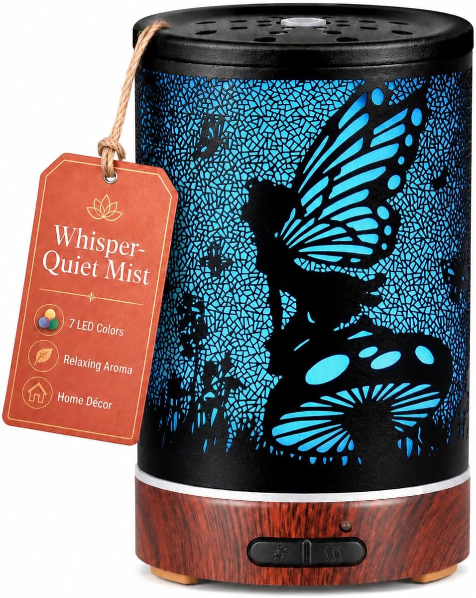 Ultrasonic Essential Oil Diffuser 7 Color Lighting