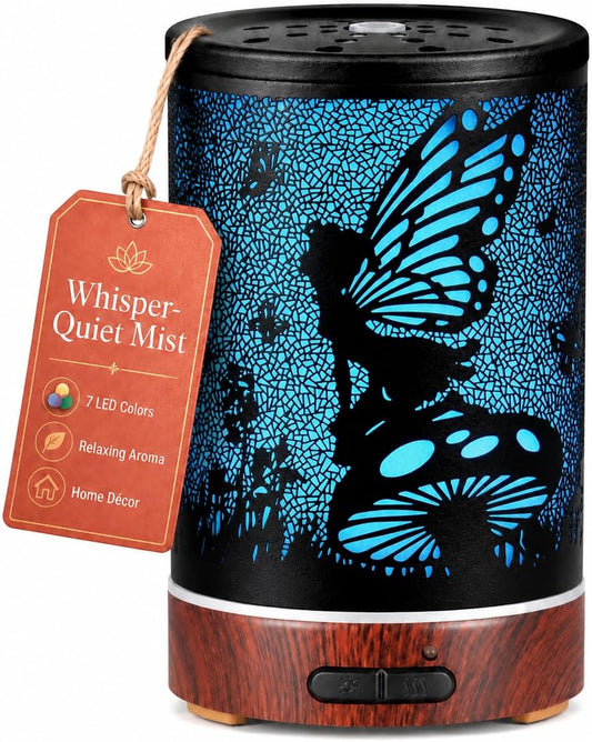 Ultrasonic Essential Oil Diffuser 7 Color Lighting
