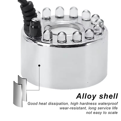 Party Mist Maker Water Fountain Fogger 12 LED Colors