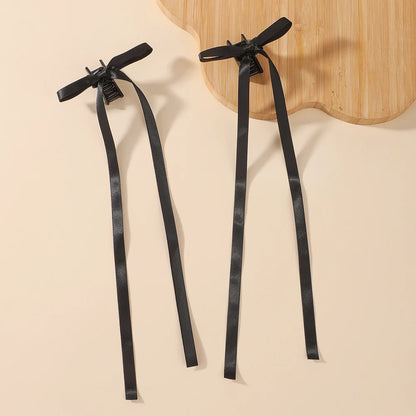 Cute Ribbon Bow Headband Long Tassel Hair Clip