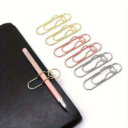 Multifunctional Love Pen Clip Portable Hanging Pen Set