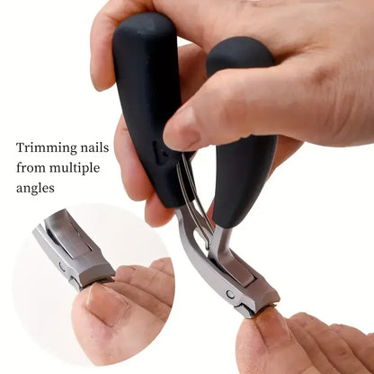 Heavy-Duty Anti-Splash Wide Fingernail Clippers