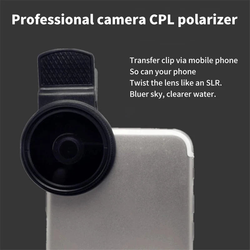 52Mm Circular Polarizer Camera Lens CPL Filter