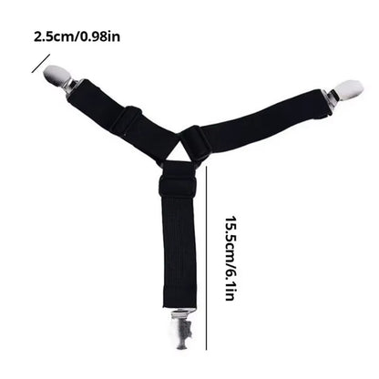 Adjustable Bed Sheet and Quilt Holder Set