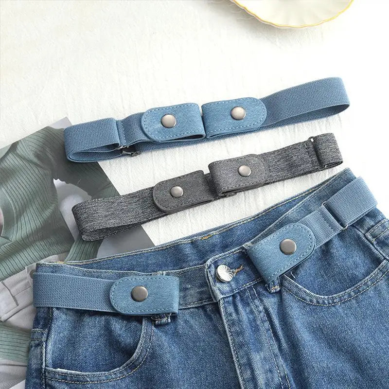 Buckle-Free Adjustable Stretch Elastic Waist Belt
