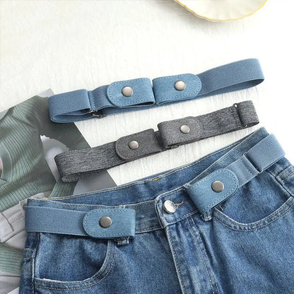 Buckle-Free Adjustable Stretch Elastic Waist Belt