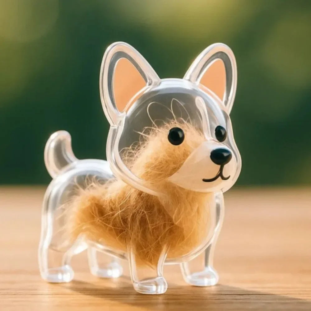 Small Cat Fur Storage Pendant Ornament Container