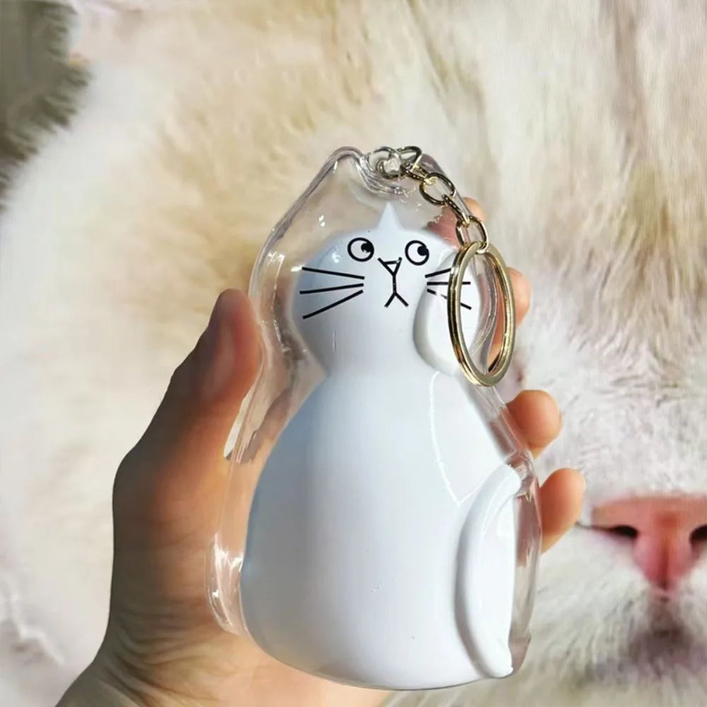Small Cat Fur Storage Pendant Ornament Container