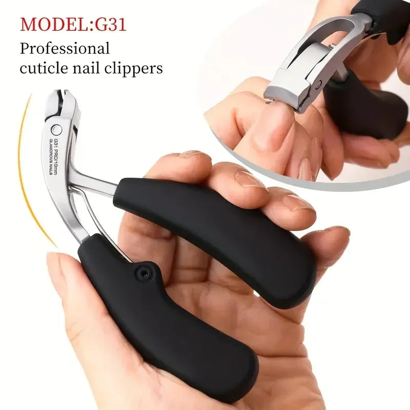 Heavy-Duty Anti-Splash Wide Fingernail Clippers