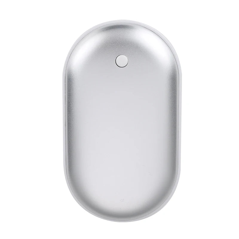 Portable USB Rechargeable Pebble Hand Warmer Power Bank