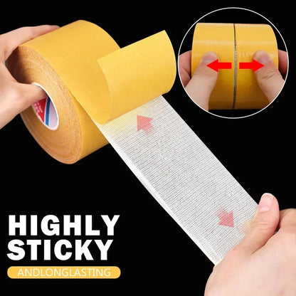 Heavy-Duty Double-Sided Carpet Tape – Waterproof Mesh Adhesive
