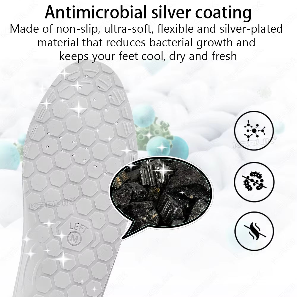 Magnetic Therapy Sports Insoles Foot Massage Pads