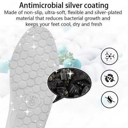 Magnetic Therapy Sports Insoles Foot Massage Pads