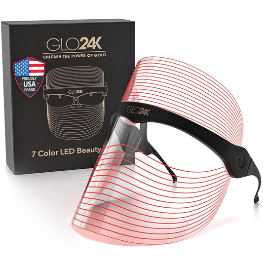 LED Face Mask 7 Color Modes Rechargeable Skin Care Device