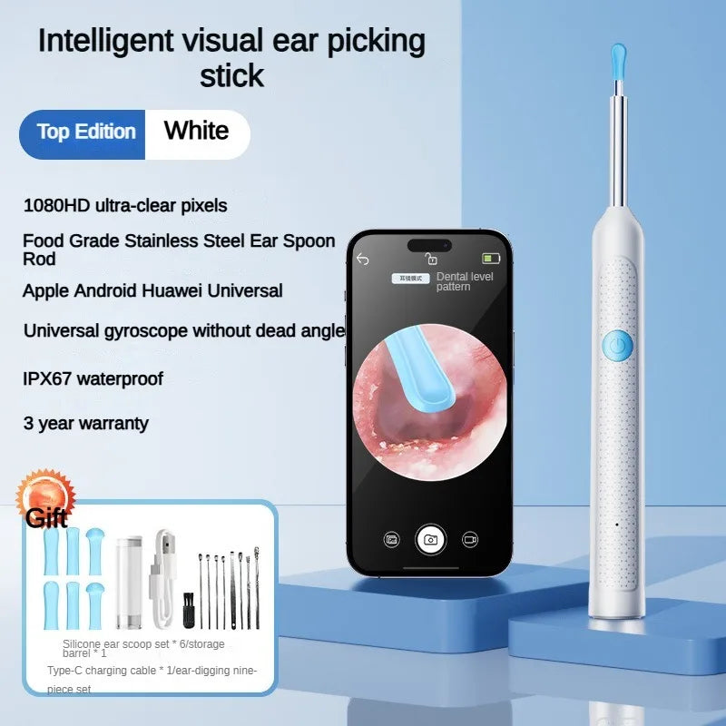 Wireless Visual Silicone Ear Spoon Endoscope Camera