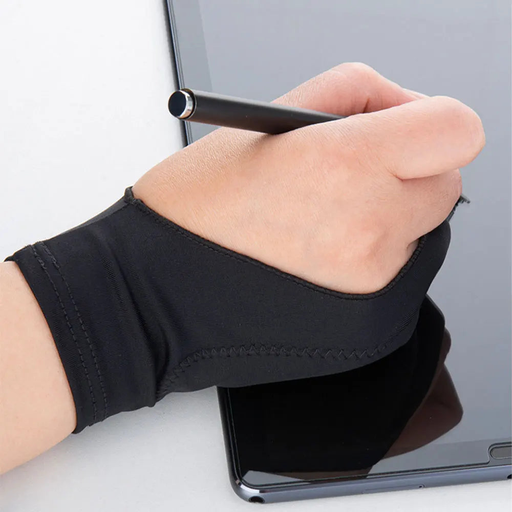 Anti-Touch Two-Finger Hand Painting Gloves Art Supplies