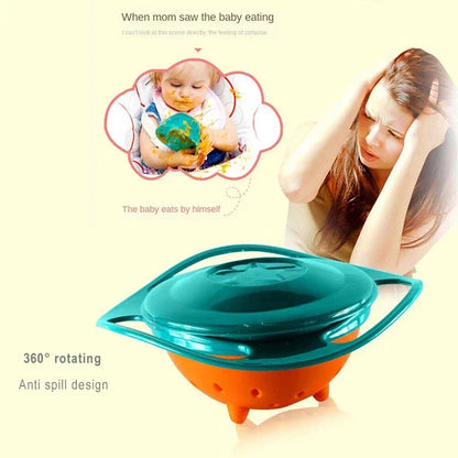 Universal Gyro Bowl Children Rotary Balance Novelty