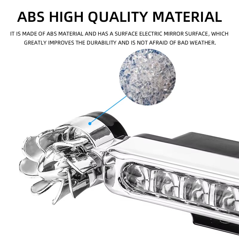 Wind Powered Car LED Daytime Running Light Auxiliary