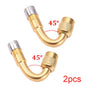 Motorcycle Angle Bent Valve Adaptor 2-Piece Set