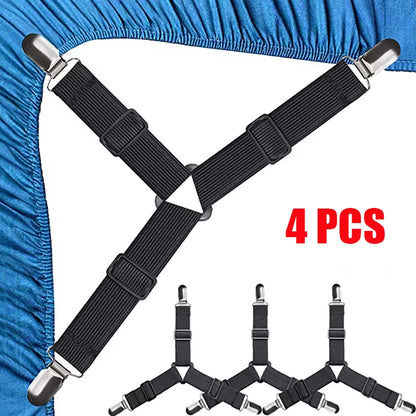 Adjustable Bed Sheet and Quilt Holder Set